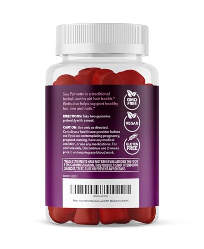 Gummy bottle with product label showing vegan and non-GMO