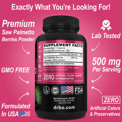 Saw Palmetto for women's urinary tract health