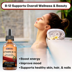 SBR Vitamin B12 Sublingual Drops dosage and serving size