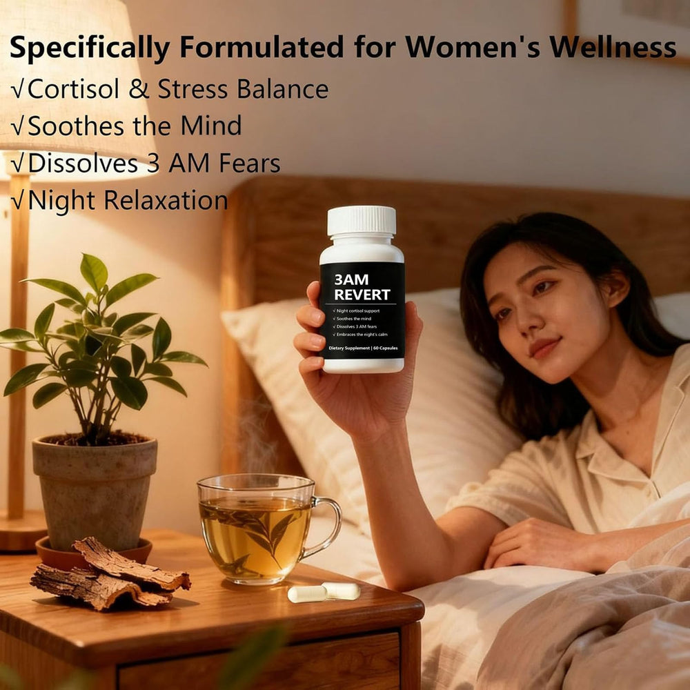 SCEZROB Kleos Cortisol 3 AM Revert daytime-focus—consistent routine for balanced energy.
