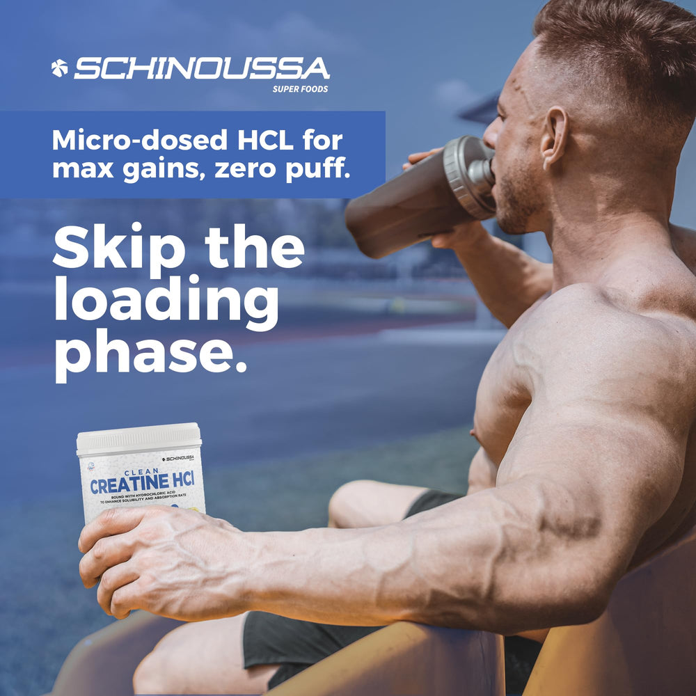 Promotional graphic highlighting micro-dosed, high absorption creatine