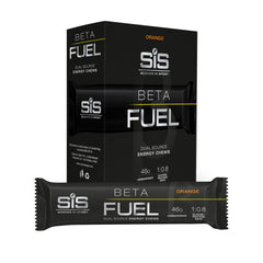 Science in Sport Beta Fuel orange chews pack fuels endurance journeys with convenient energy.