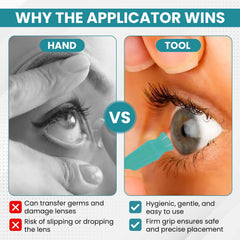 Using tools with prosthetic eye for safe handling