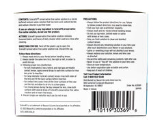 Travel-size saline solution for on-the-go lens care