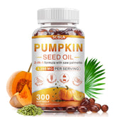 SCOLA Pumpkin Seed Oil capsules with 3200mg per serving in a bottle