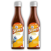 Scott's Emulsion Cod Liver Oil Traditional Flavor - Pack of 2 bottles (6.1 fl oz / 180 ml each)