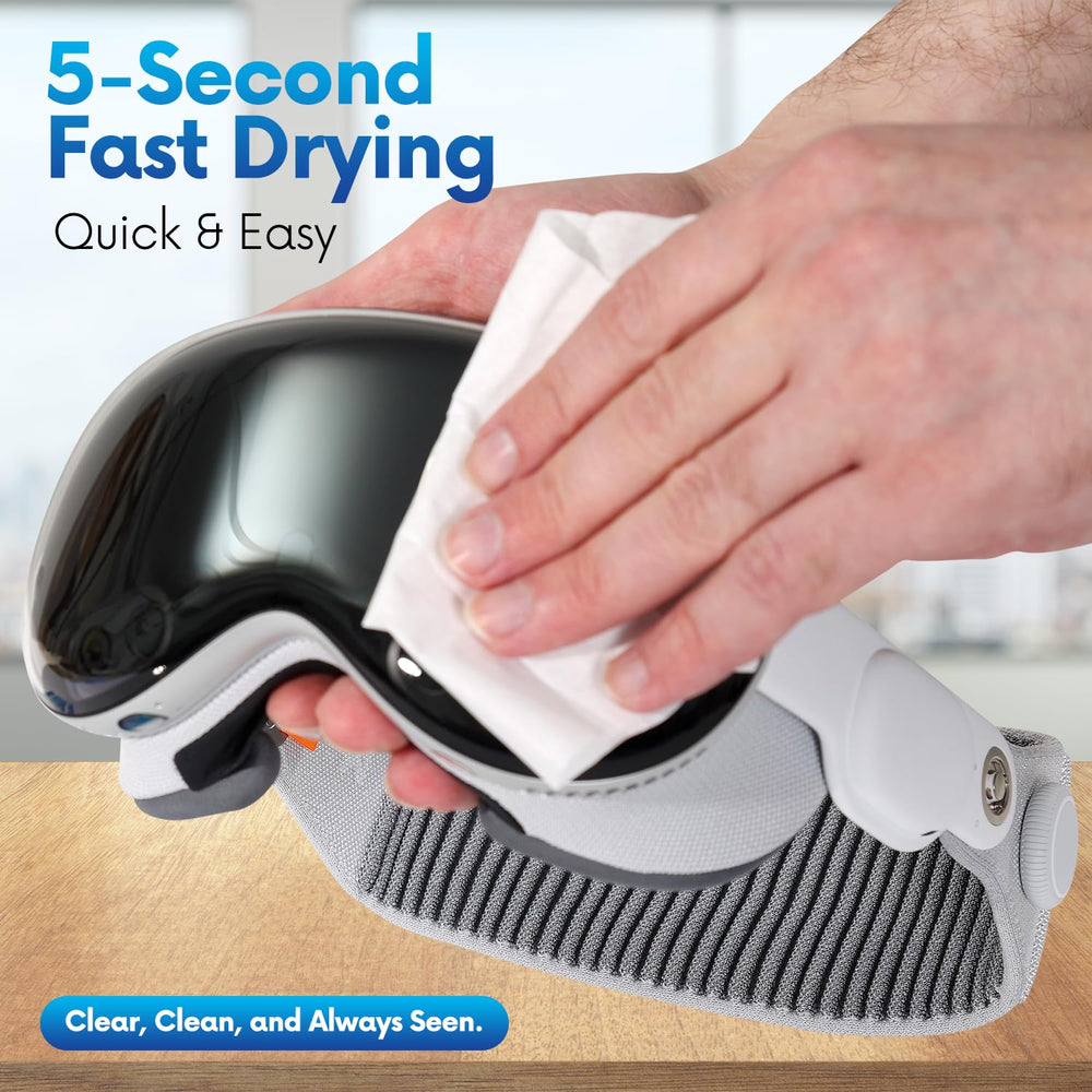 Scratch-free and streak-free lens cleaner wipe