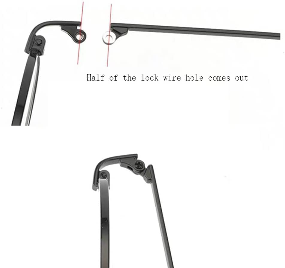 Screwdriver and screws included in the kit