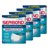 Sea-Bond Secure Denture Adhesive Seals for Original Uppers – Pack of 4