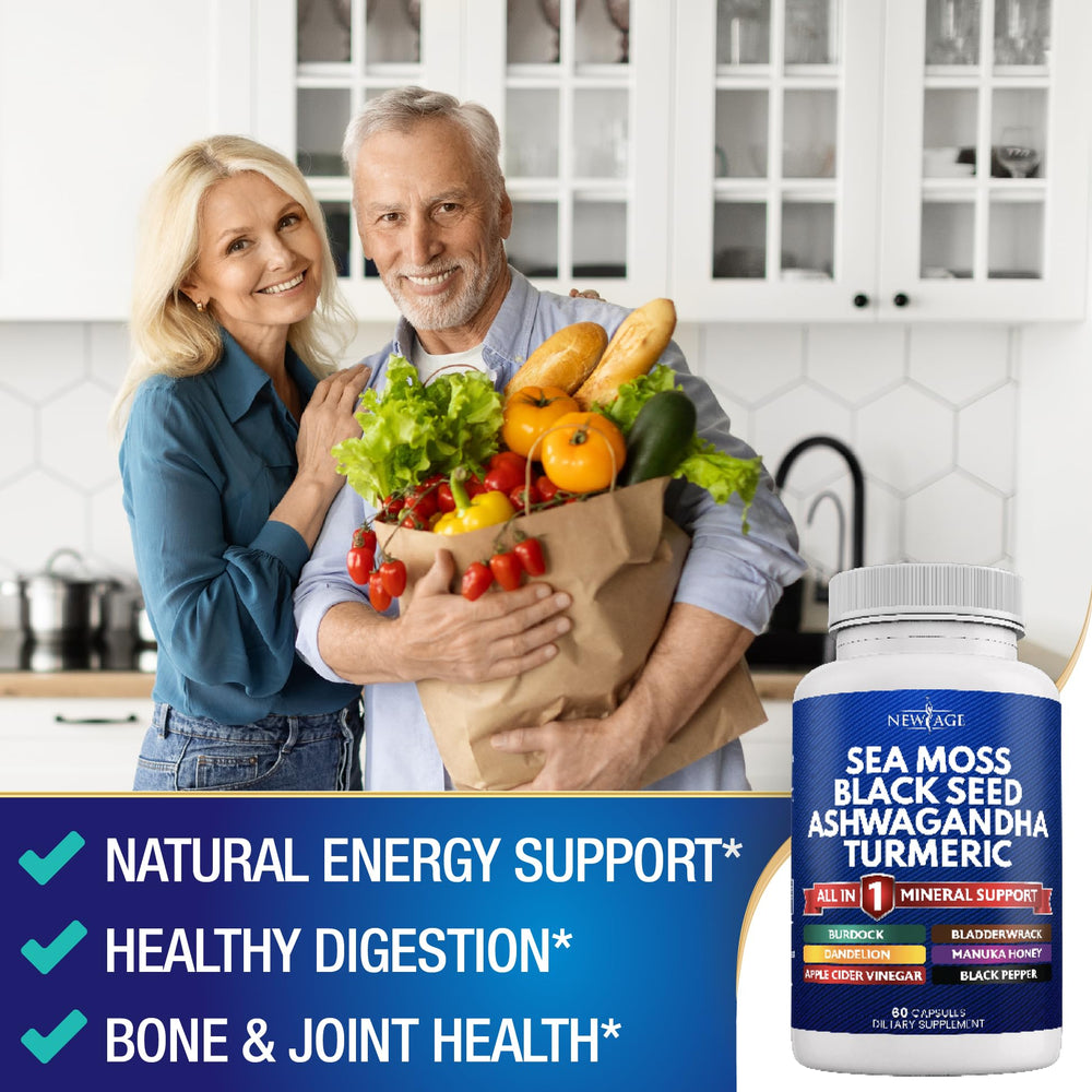 Irish Sea Moss, Bladderwrack, and Burdock herb capsules