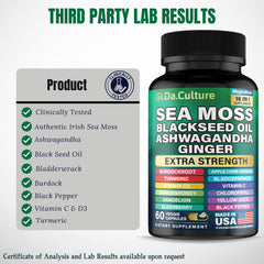 Sea Moss Capsules with Bladderwrack