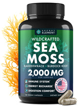 Irish Sea Moss capsules with burdock root