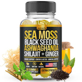 Sea Moss Gummies advanced strength formula packaging front