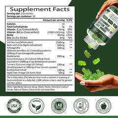 Close-up of black seed oil ingredient used in gummies