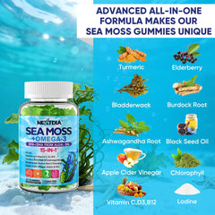 Vitamins B12 and D3 included in the gummies