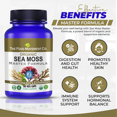 Sea moss capsules for healthy skin and vitality