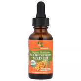 SeabuckWonders Sea Buckthorn Seed Oil bottle labeled 1 oz