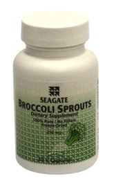 Seagate Broccoli Sprouts 250 mg capsules bottle with 50 capsules