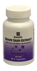 Seagate Grape Seed Extract 250mg capsules - bottle close-up