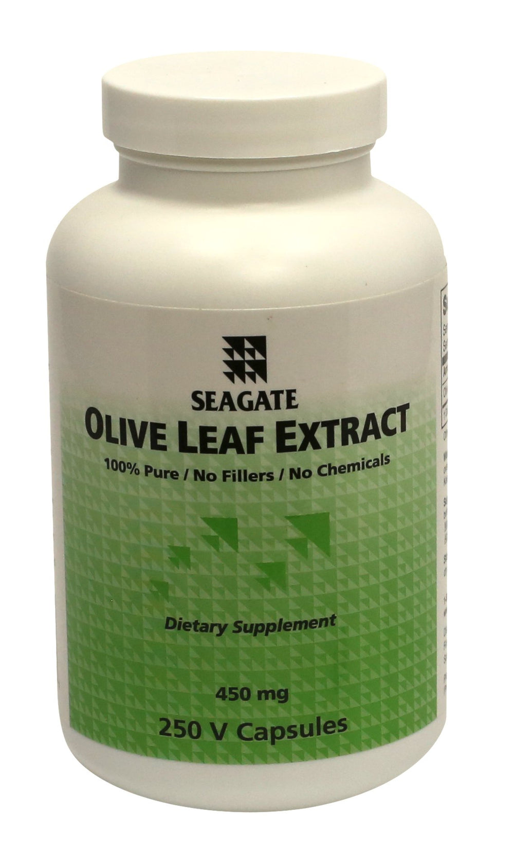 Seagate Olive Leaf Extract 450 mg bottle – 250 capsules