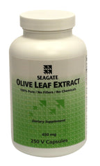 Seagate Olive Leaf Extract 450 mg bottle – 250 capsules