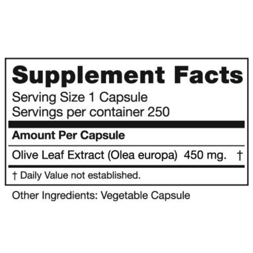 Product packaging and lab-tested quality assurance for Seagate Olive Leaf Extract