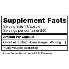 Product packaging and lab-tested quality assurance for Seagate Olive Leaf Extract