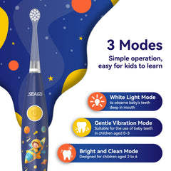 DIY stickers included for decorating toothbrush