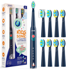 SEAGO Kids Electric Toothbrush Navy front view