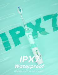 Package includes 8 replacement heads for SEAGO kids toothbrush