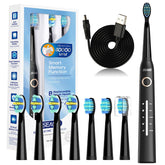 SEAGO SG-958 black handle electric toothbrush