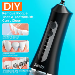 Nozzle set for SEAGO SG8019 with 4 standard, 2 orthodontic, and 1 tongue nozzle