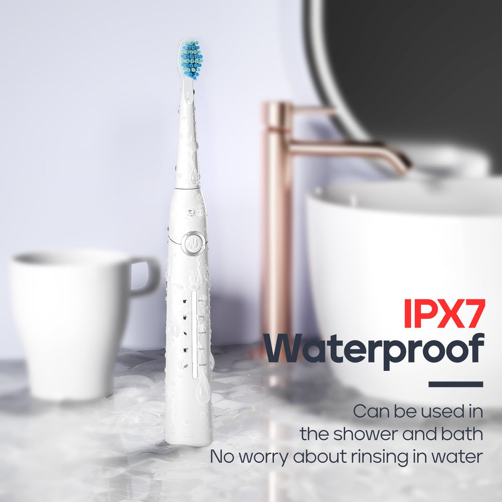 IPX7 waterproof design for bath or shower