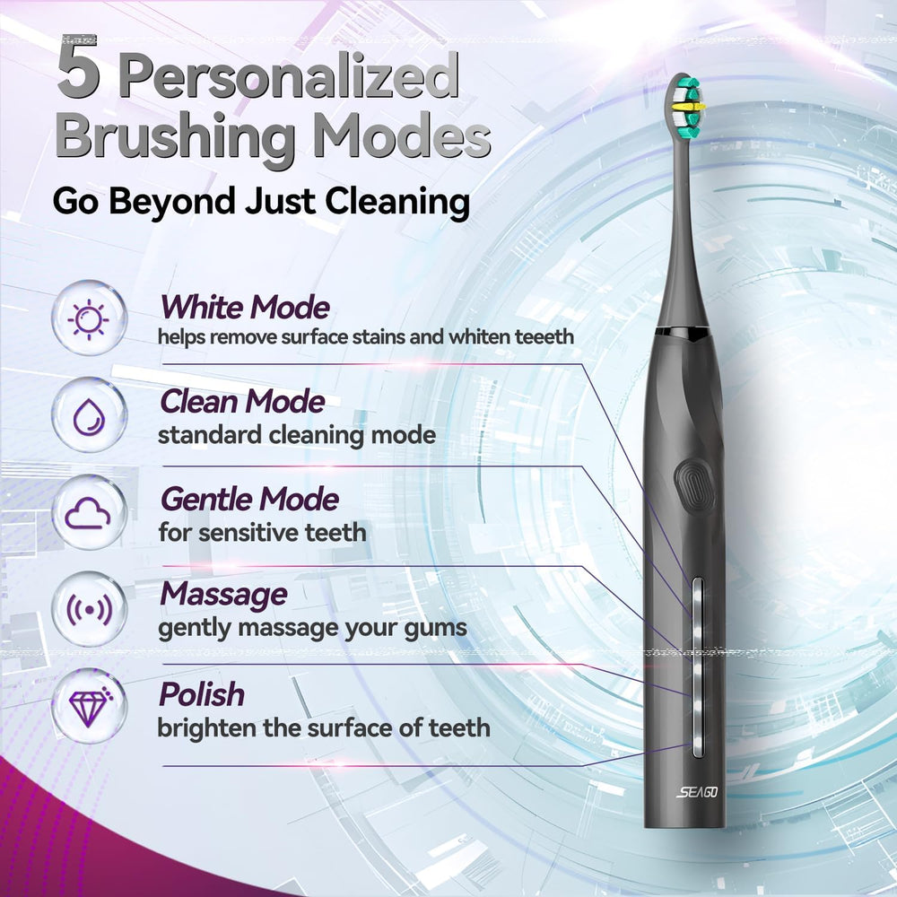Travel case with charger for SEAGO toothbrush