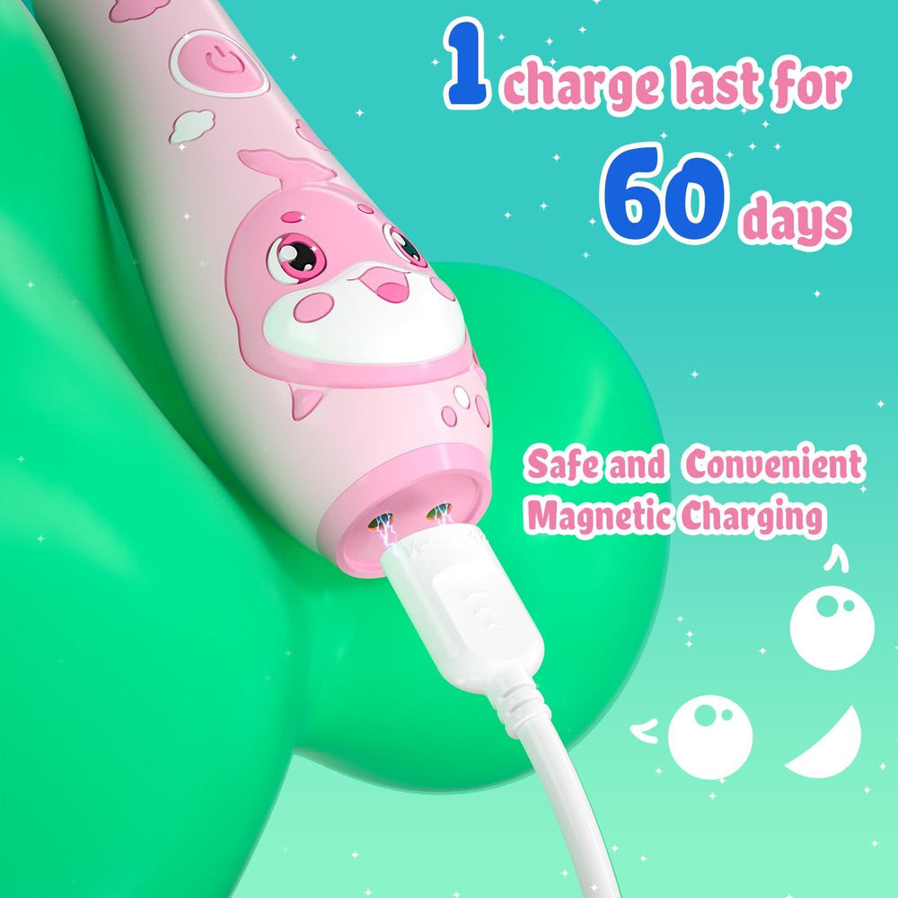Eight replacement brush heads for SEAGO toddler toothbrush