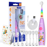 SEAGO Kids Electric Toothbrush Pink - front view