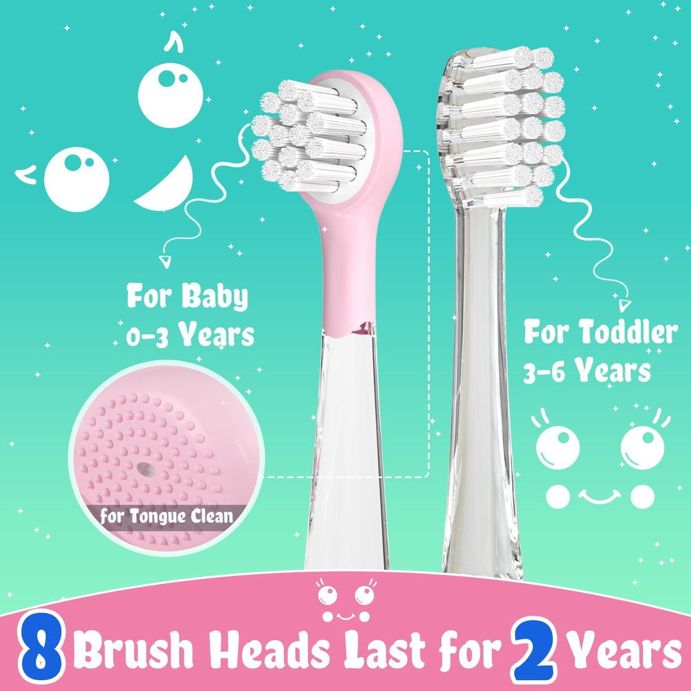 LED indicator light on SEAGO toddler toothbrush