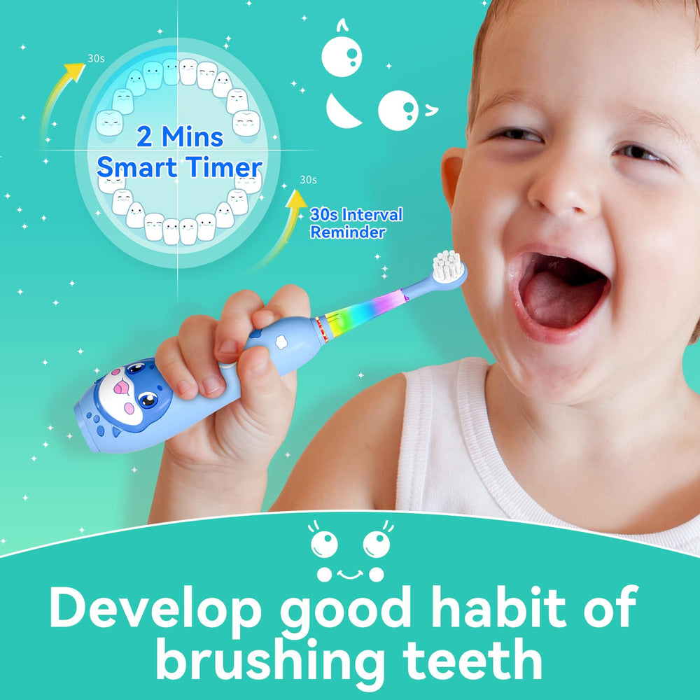 2-minute smart timer on SEAGO toothbrush