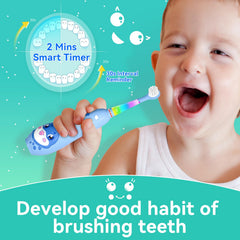 2-minute smart timer on SEAGO toothbrush