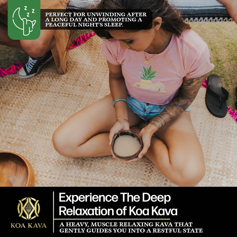 Sealed foil packaging of Vanuatu Koa Kava powder