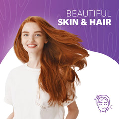 Skin and hair radiance concept with sea moss benefits