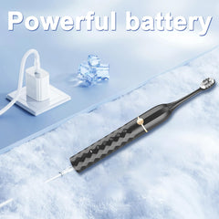Lifestyle image of Seapeoa toothbrush in bathroom setting