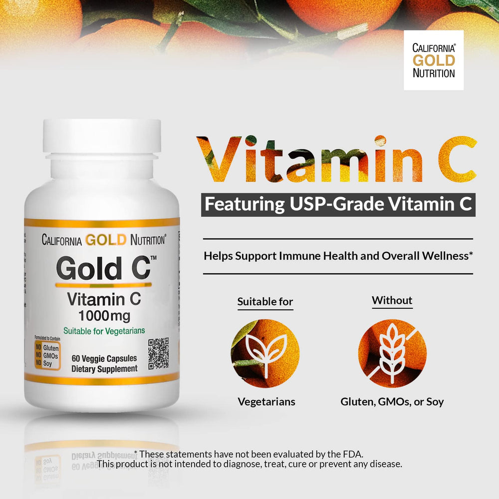 Seasonal wellness support with Gold C Vitamin C 1000 mg - 3 pack