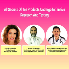 Tea prepared hot and cold with Secrets Of Tea Baby Teething Tea
