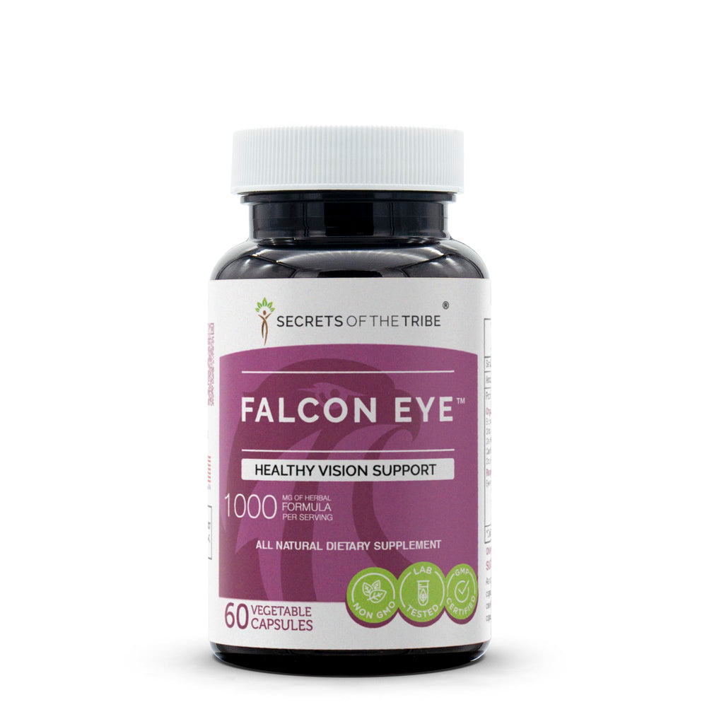 Bottle of Secrets of the Tribe Falcon Eye 60 capsules
