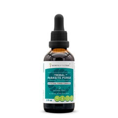 Front view of Secrets of the Tribe Tribal Parasite Alcohol-Free Extract bottle - 2 oz