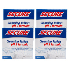 Secure Daily Cleansing Tablets 4-pack packaging