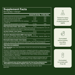 Caffeine-free energy supplement AM-02 packaging