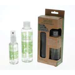 SEEGREEN Lens and Screen Cleaning Kit – 2oz spray cleaner, 6oz refill, and two RPET microfiber cloths (6x6 inches)