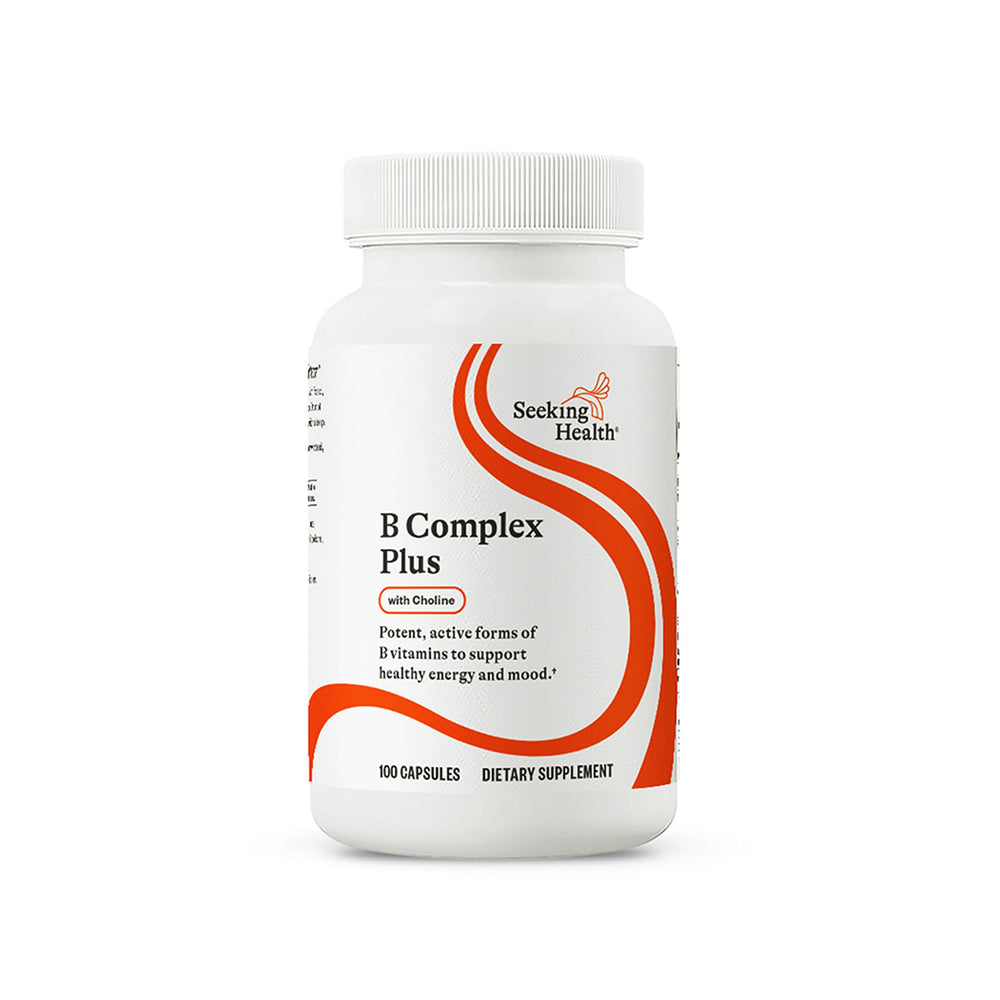 Seeking Health B Complex Plus bottle and packaging